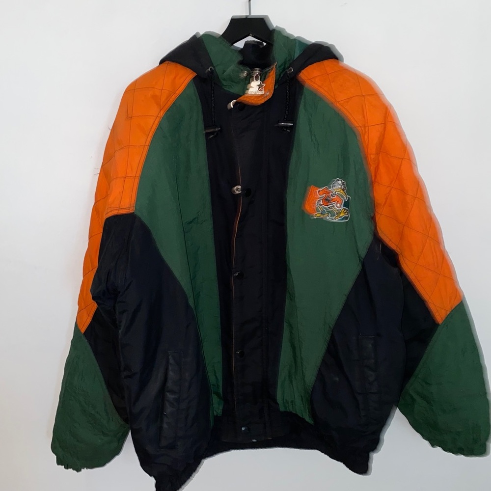Vintage Starter Miami Hurricanes Jacket